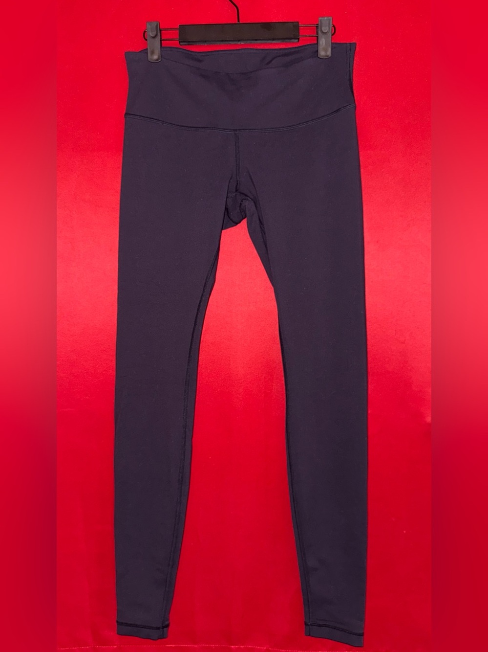🍋#468-Lululemon Wunder Under in Black Full-Length Excellent Cond. Size.8
